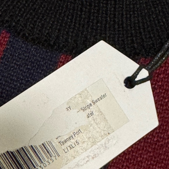 Wesc Multicolor Striped Men's Sweater Unisex Men Large Women X-Large - Picture 3 of 7